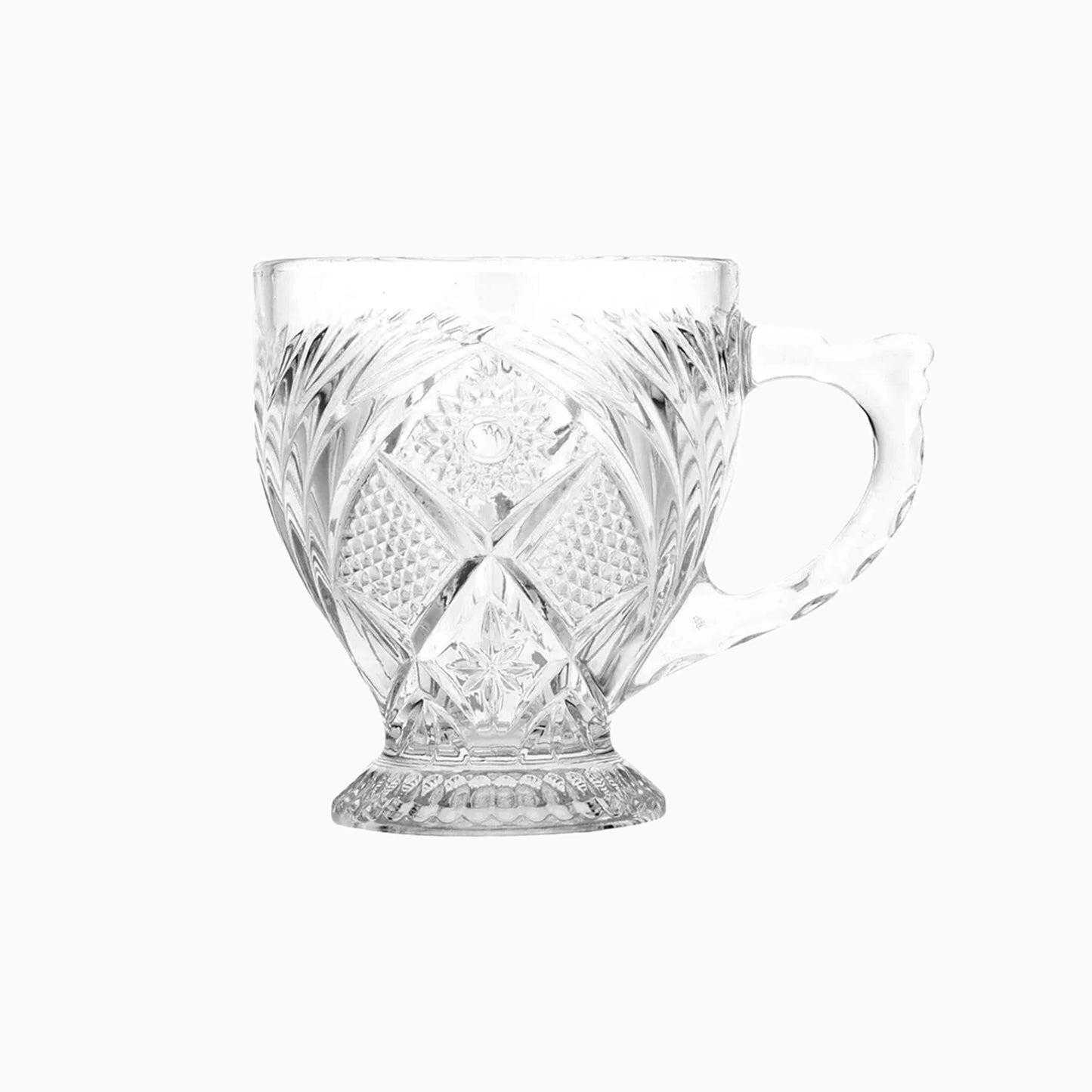 Taza de vidrio estampada | código: 240301W