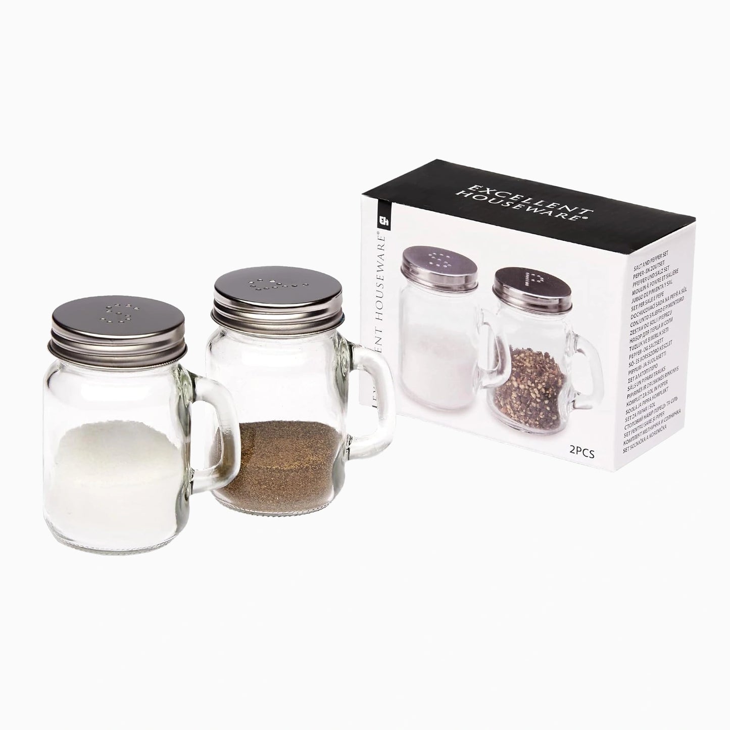 Glass Salt and Pepper Shaker Set | code: bm9131