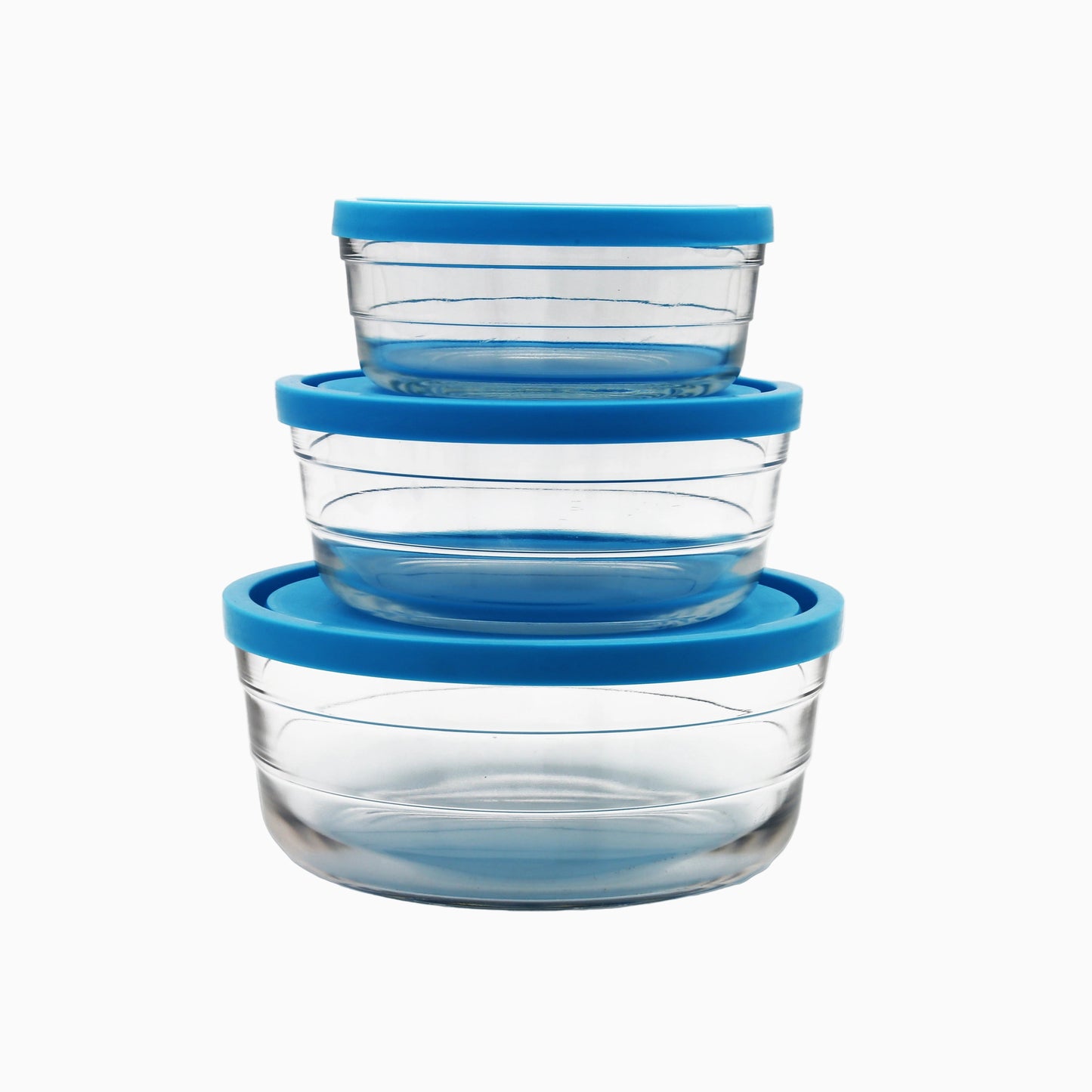 Andia 3-Piece Round Glass Container Set | code: 1701-30050007