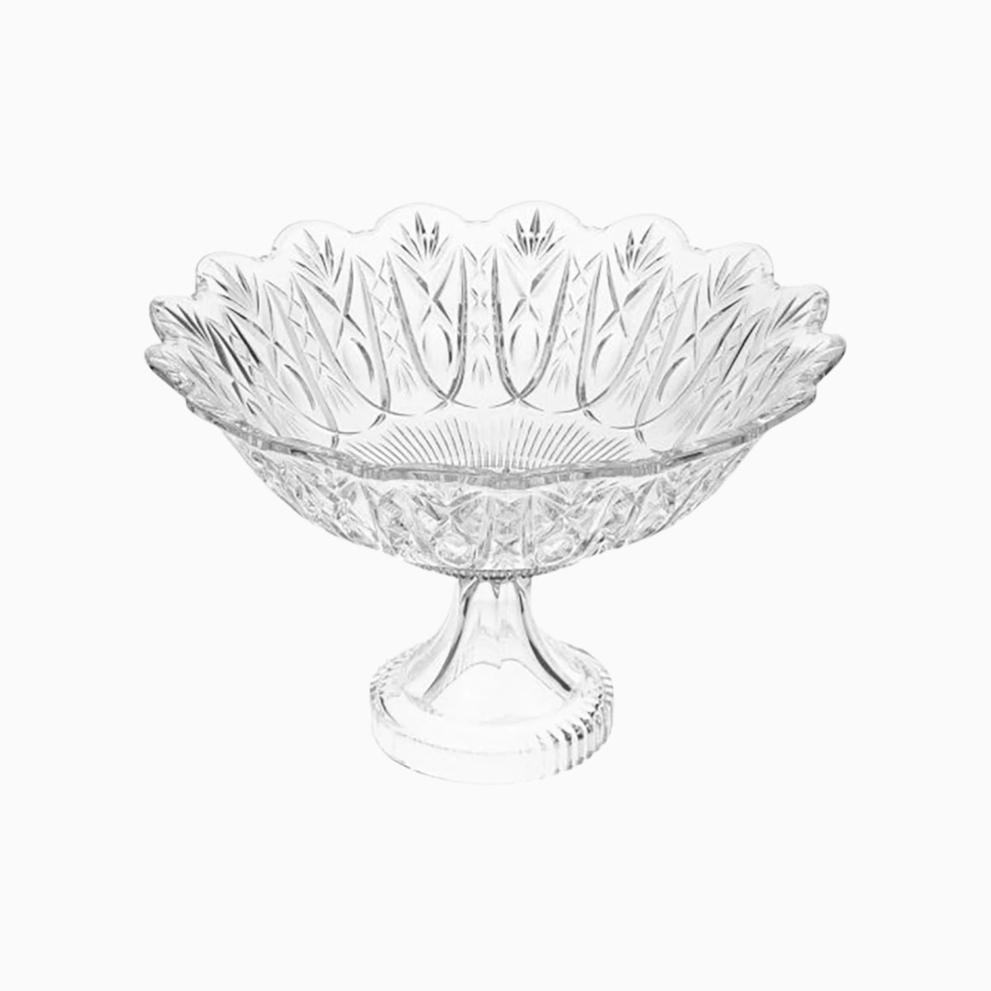 Crystal Glass Pedestal Bowl WO stand | code: 340722