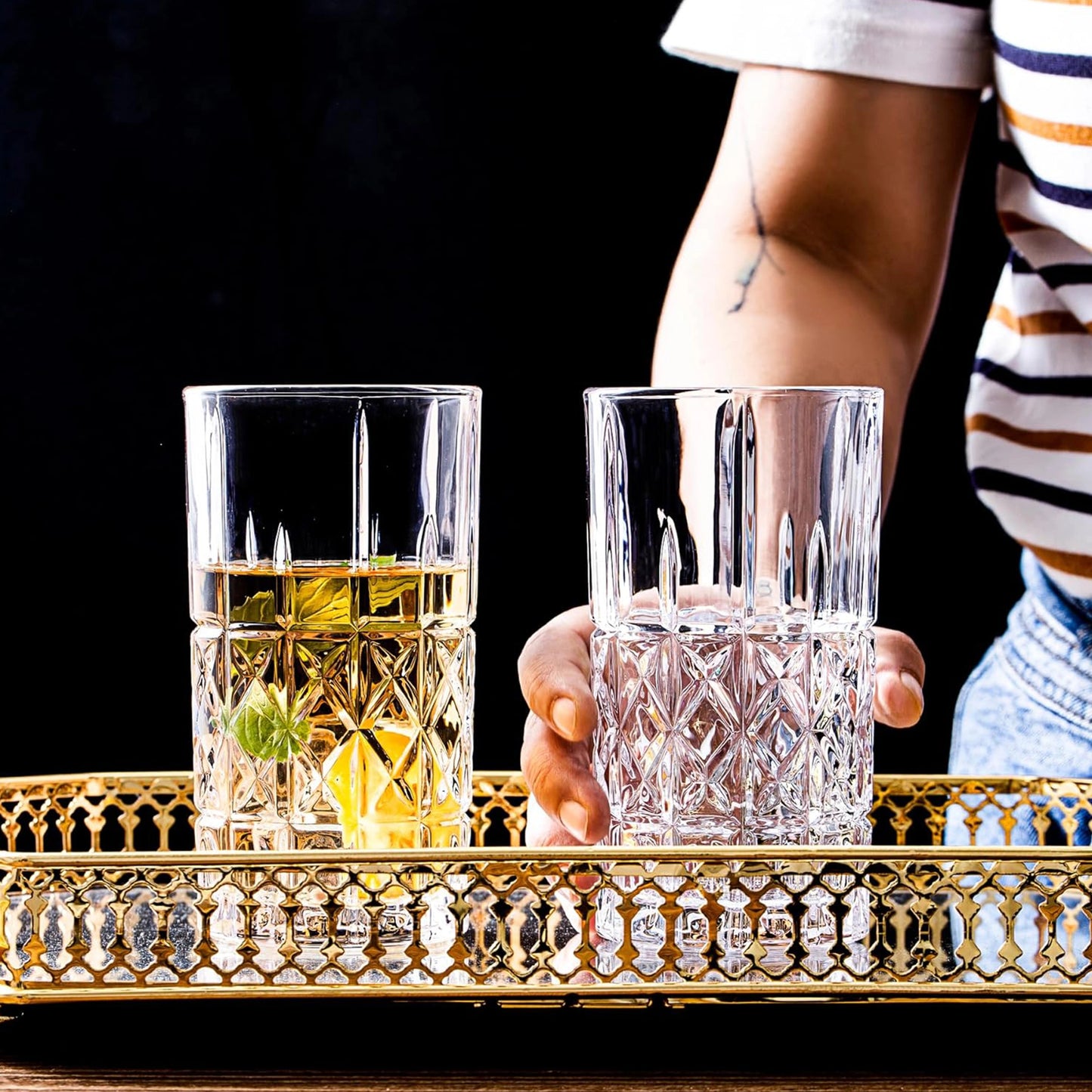 Glass Tumbler 12.1 oz | code: KTY6231C