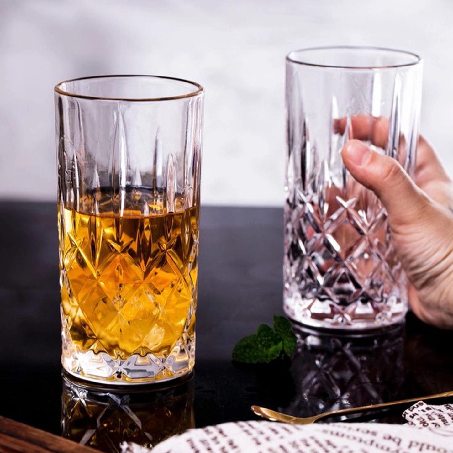 Glass Tumbler 14.3 oz | code: KTY6231A