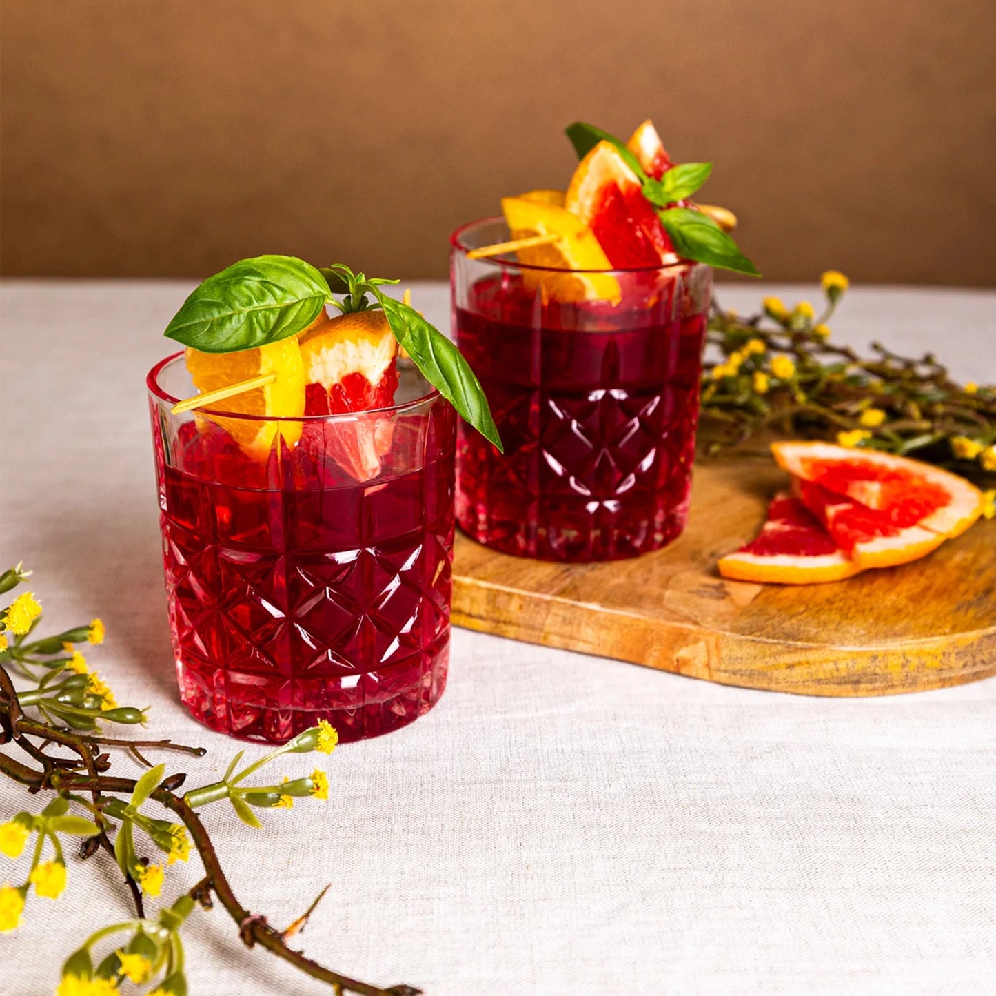 Diamond Patterned Glass Tumblers | code: KTY6230C