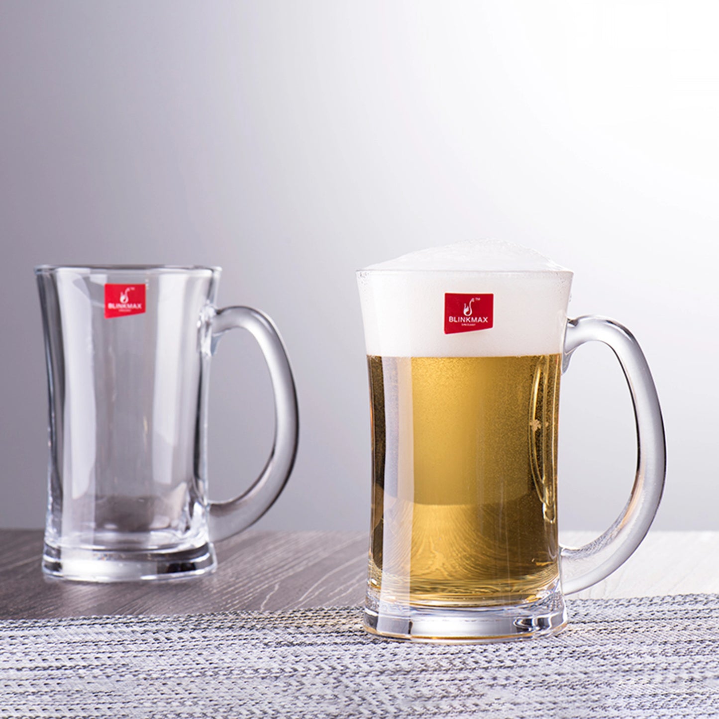 Small Glass Mug with Handle 6.1 oz | code: KTZB17