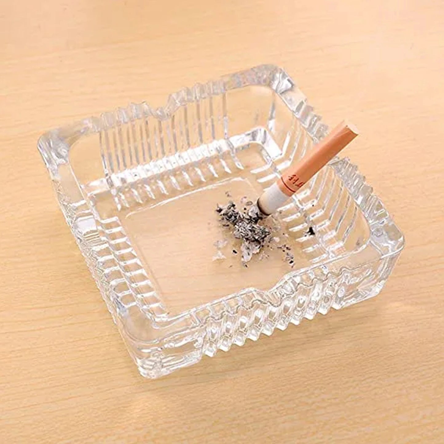 Square Glass Ashtray | code: KTG7116-3