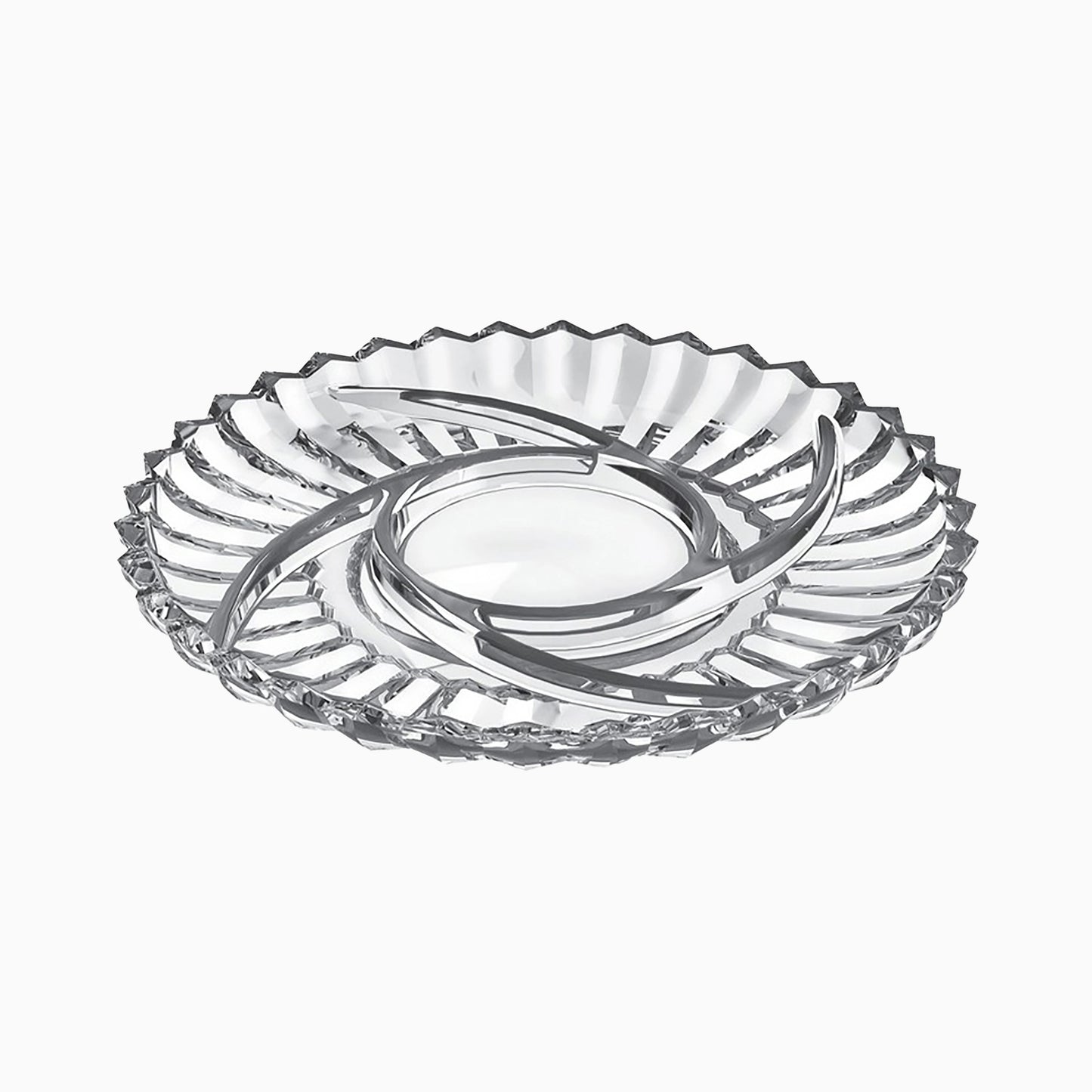 Selin 5-Section Glass Serving Platter