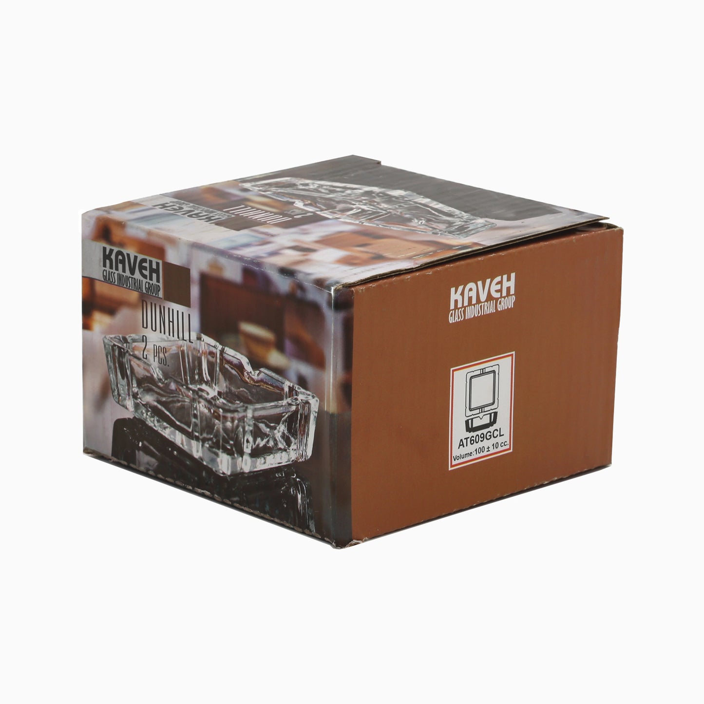 Glass Square Ash Tray | code:10697J21
