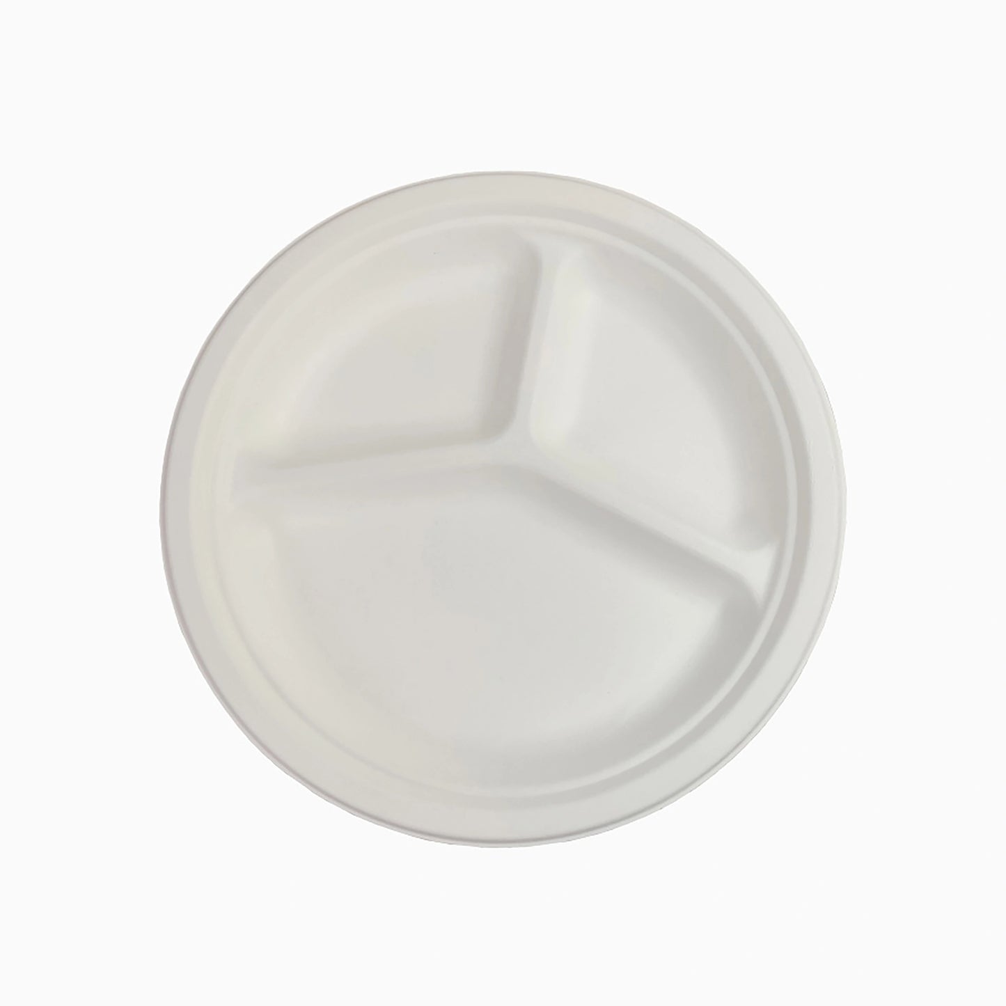 10-Inch 3-Section Bagasse Plate | coming soon...