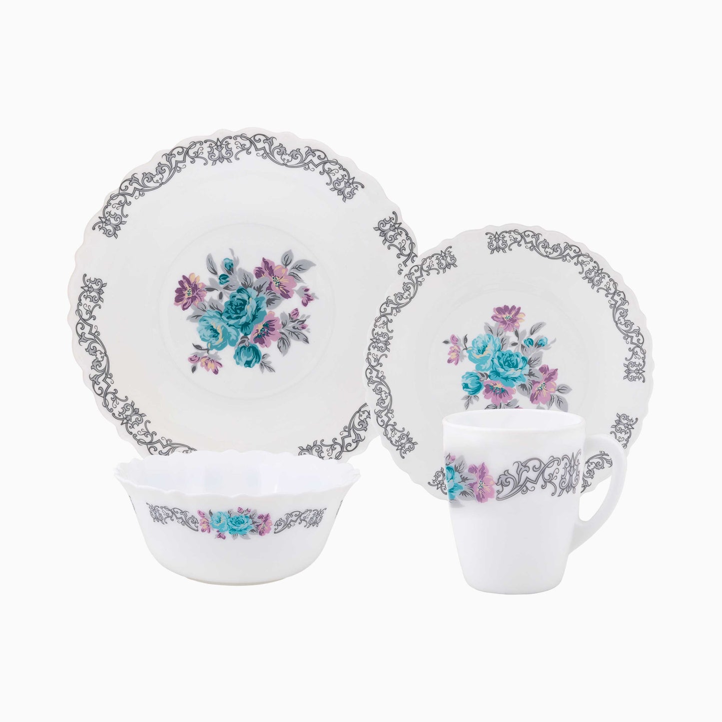 Blue Nelly Opalware set - Code: 180B