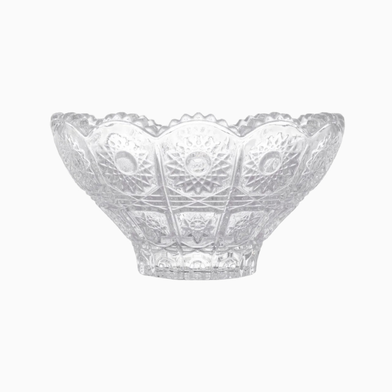 Cuenco decorativo de vidrio estampado | código: 740702W