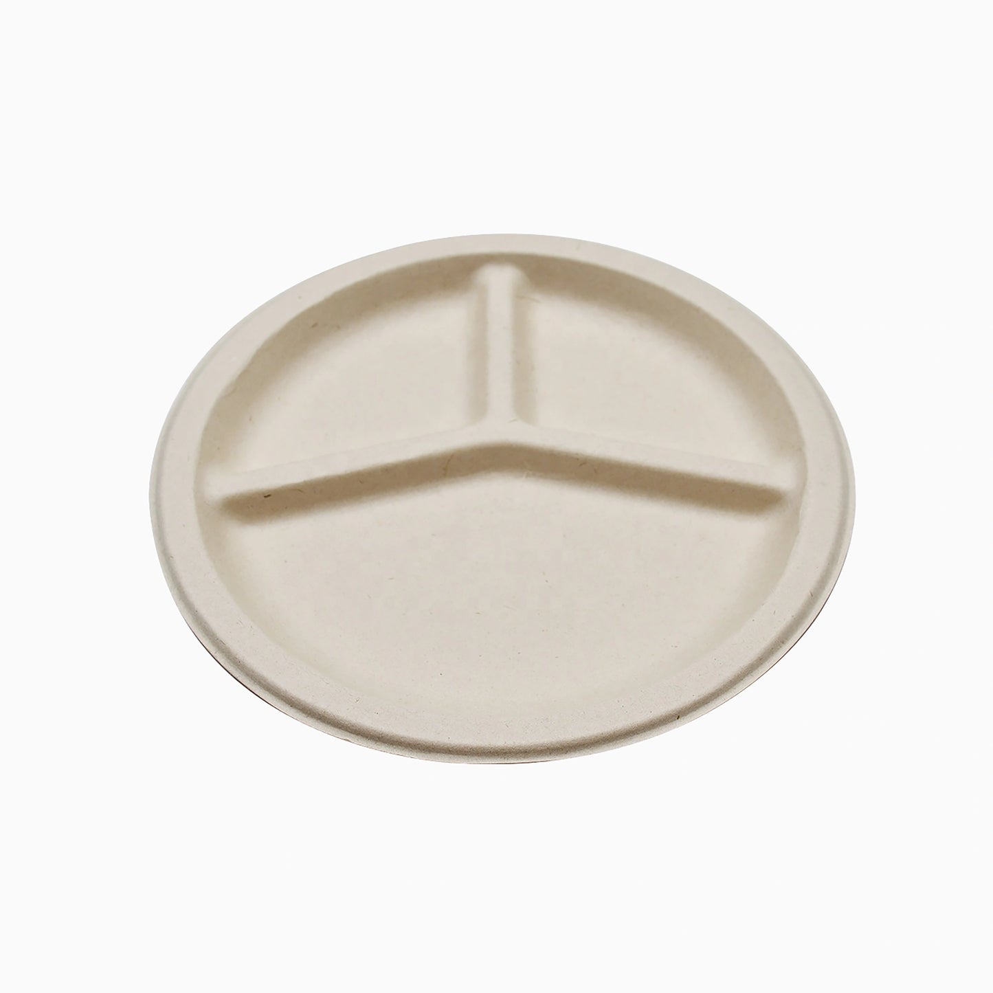 10-Inch 3-Section Bagasse Plate | coming soon...