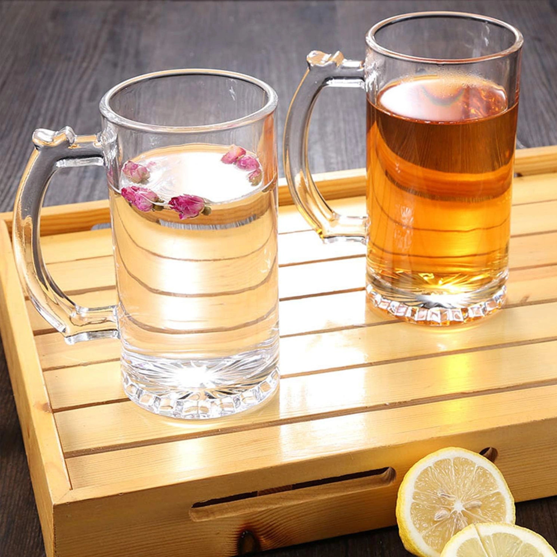 Glass Beer Mug 16 oz | code: KTZB02