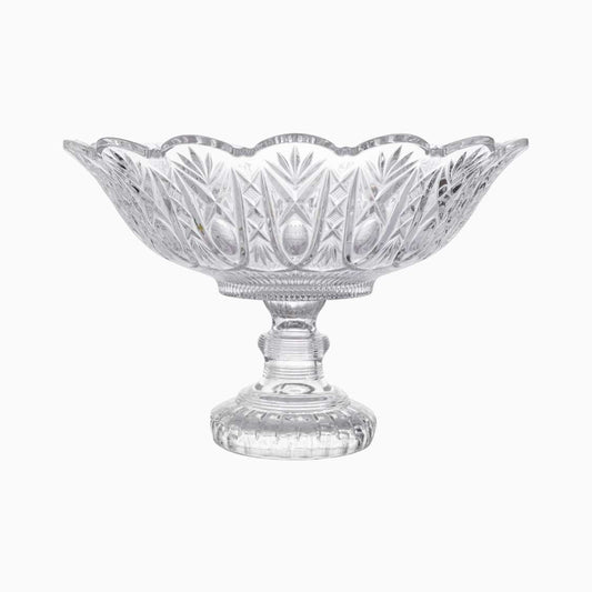 Glass Fruit Bowl on Foot, SK09672400W