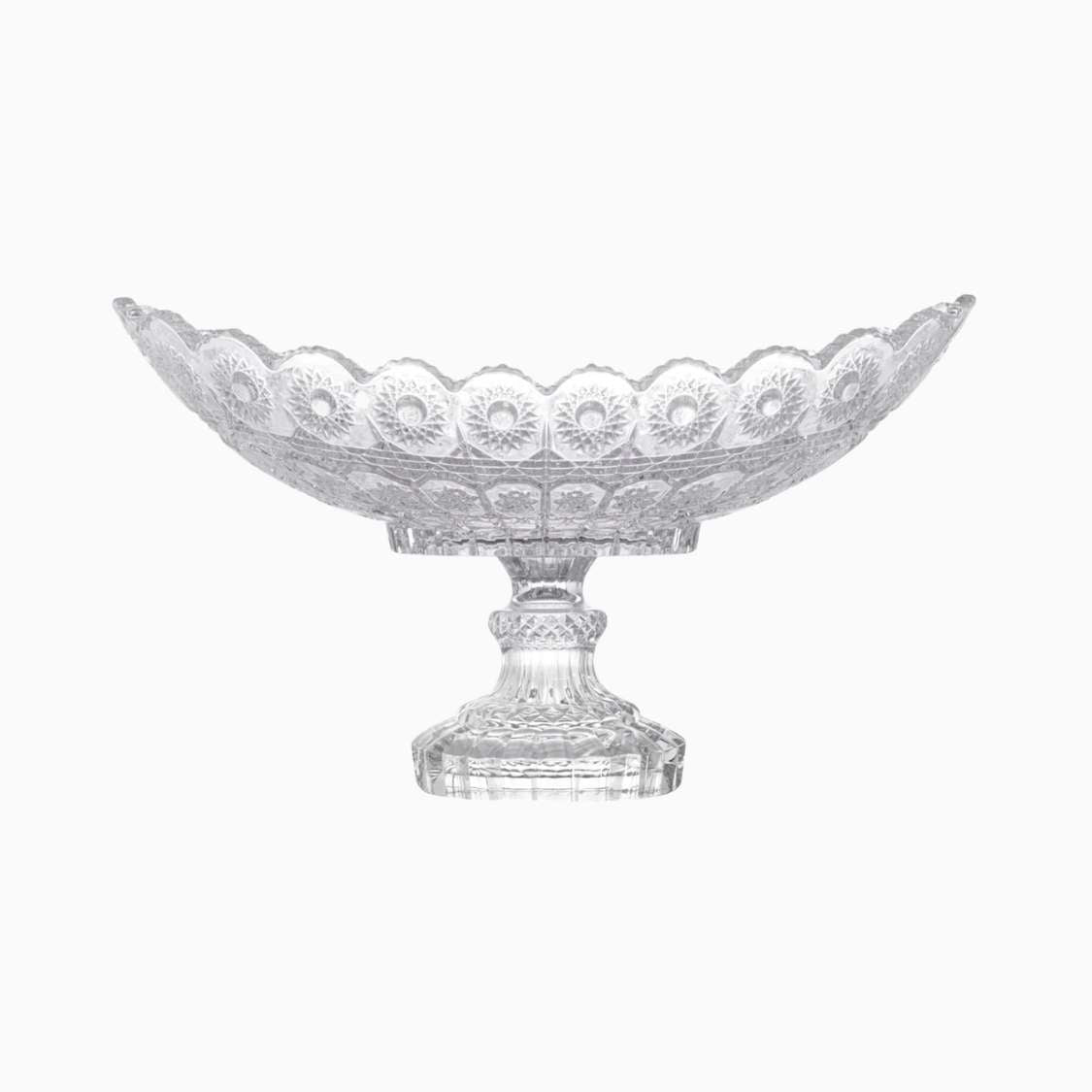 Glass Fruit Bowl on Foot, SK09672402W