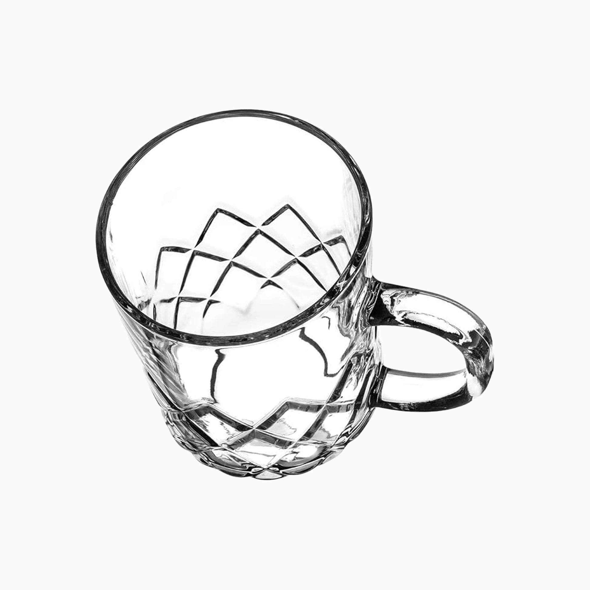 Glass Mug with Handle | code: KTZB04-1