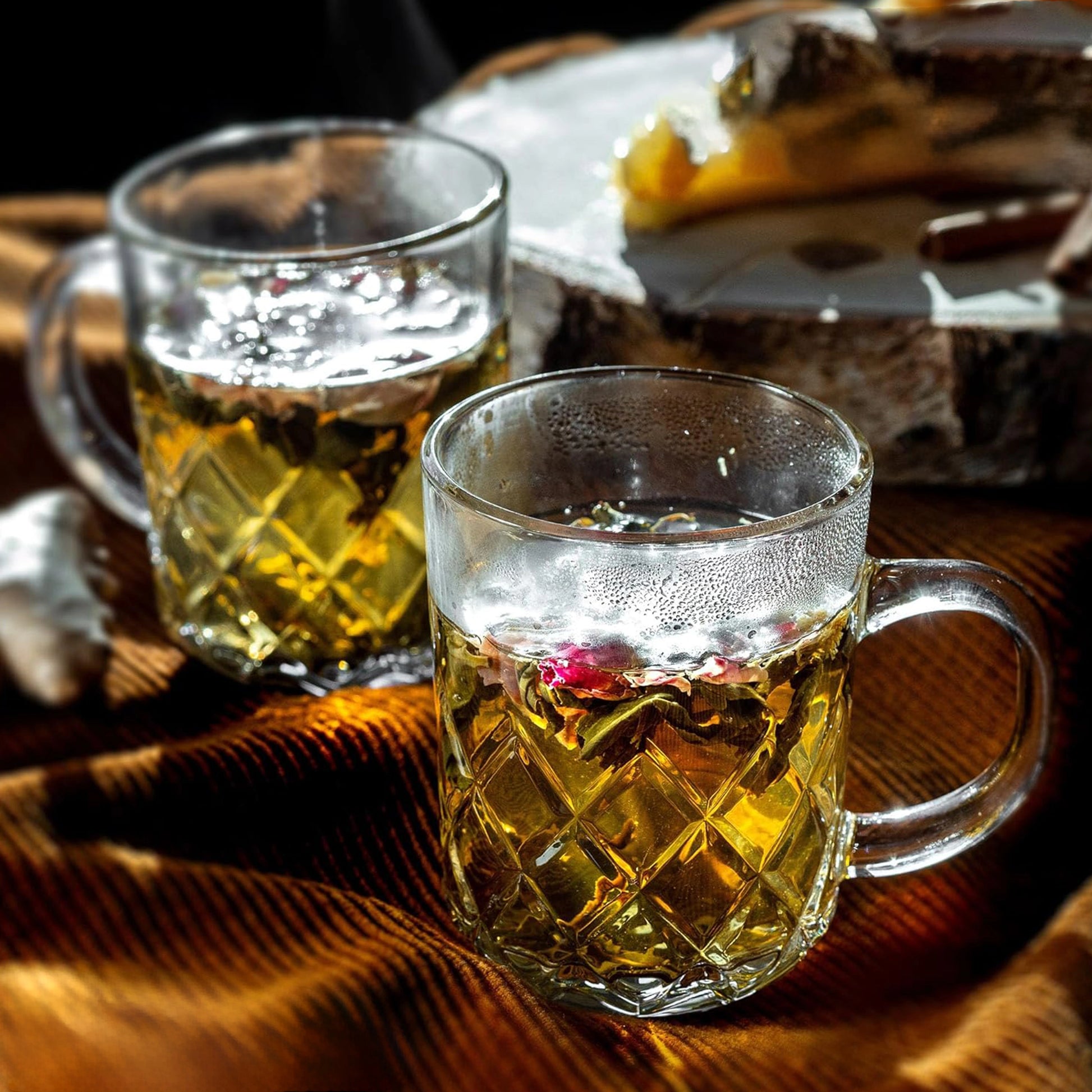 Glass Mug with Handle | code: KTZB04-1