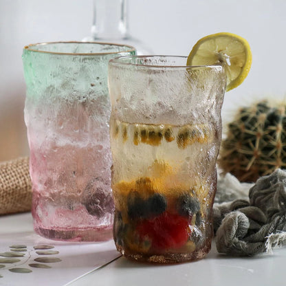 Ice textured Glass Mug | code: KTY6232GRAY