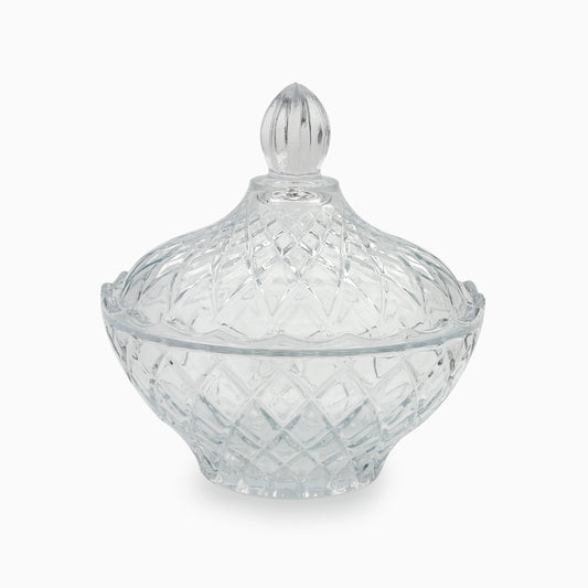 Bonbonnière en verre, 25F19G21