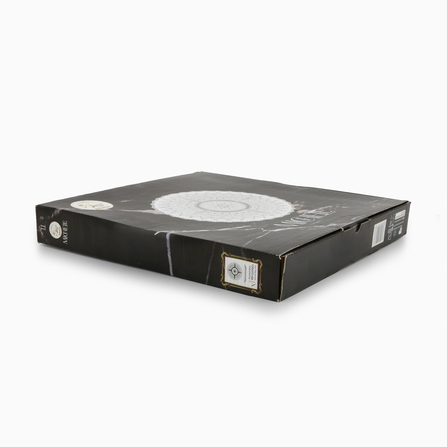 Round Glass Serving Section Plate | Code: 37G97F21