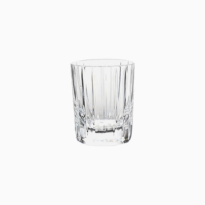 Clear glass shot on a white background