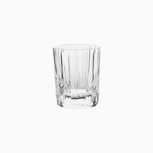 Clear glass shot on a white background