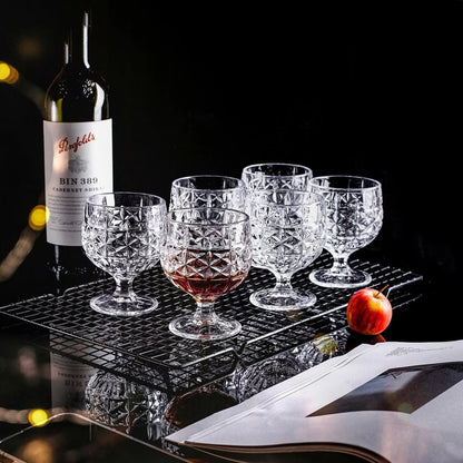 Patterned Stemmed Glass | code: LZ1315-1