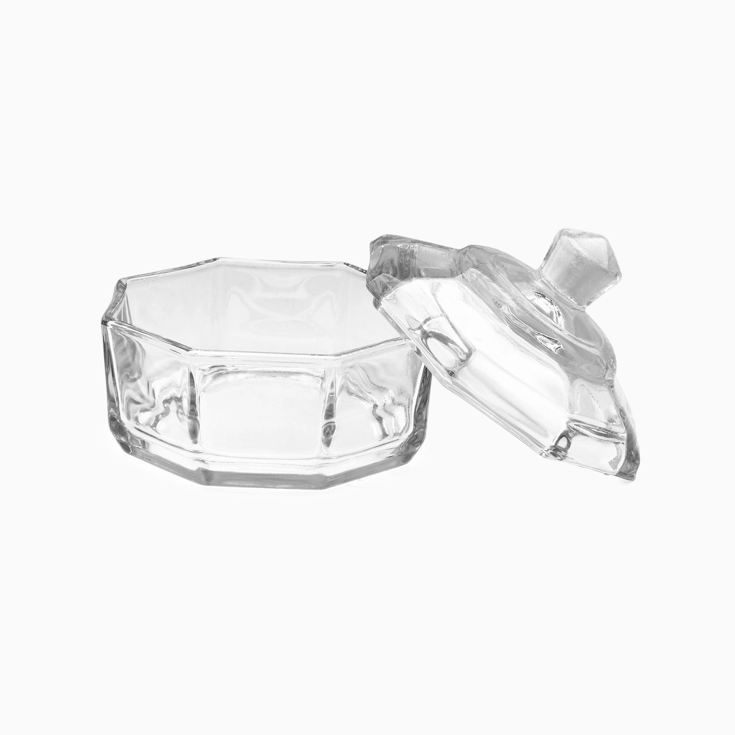 Glass Candy Bowl With Lid | code: SR0774GCL