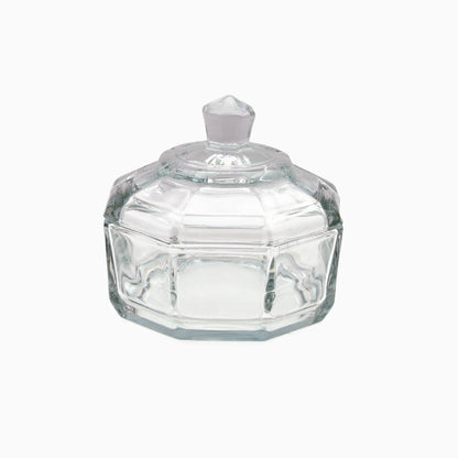 Glass Candy Bowl With Lid | code: SR0774GCL