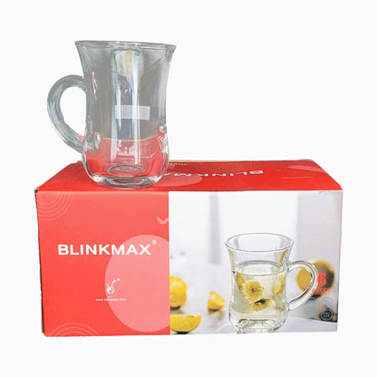 Small Glass Mug with Handle | code: KTZB11