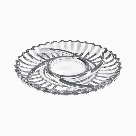 Selin 5-Section Glass Serving Platter